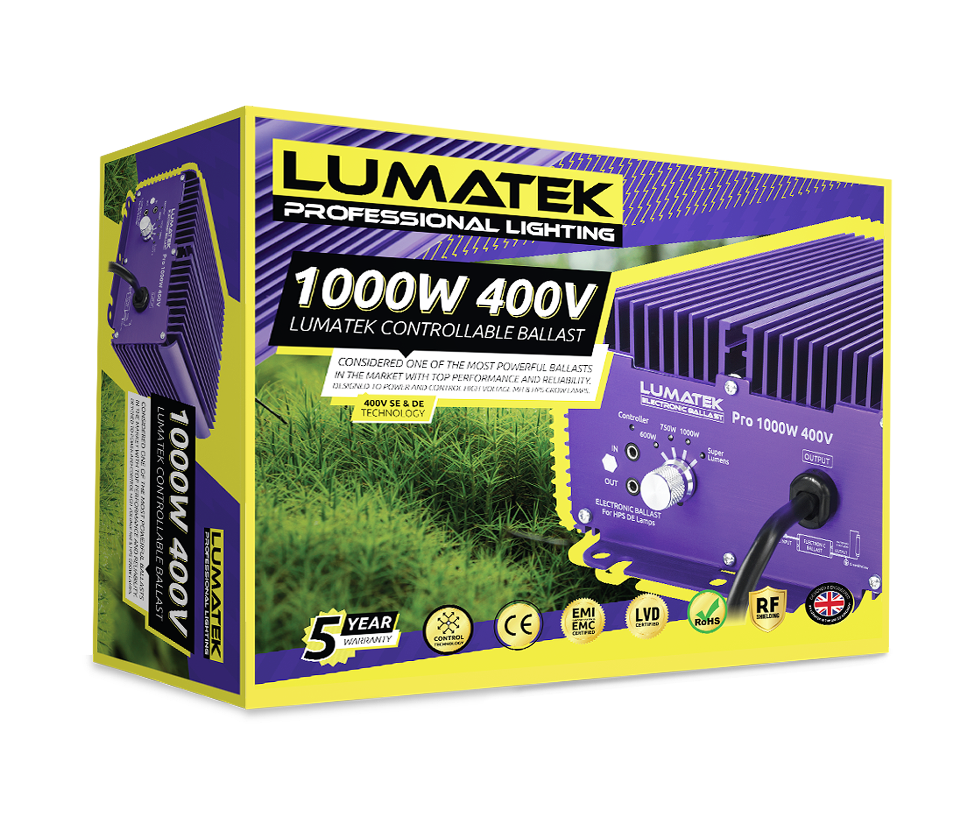 Lumatek 1000W 400v Controllable Electronic Ballast - Legana Plants Plus