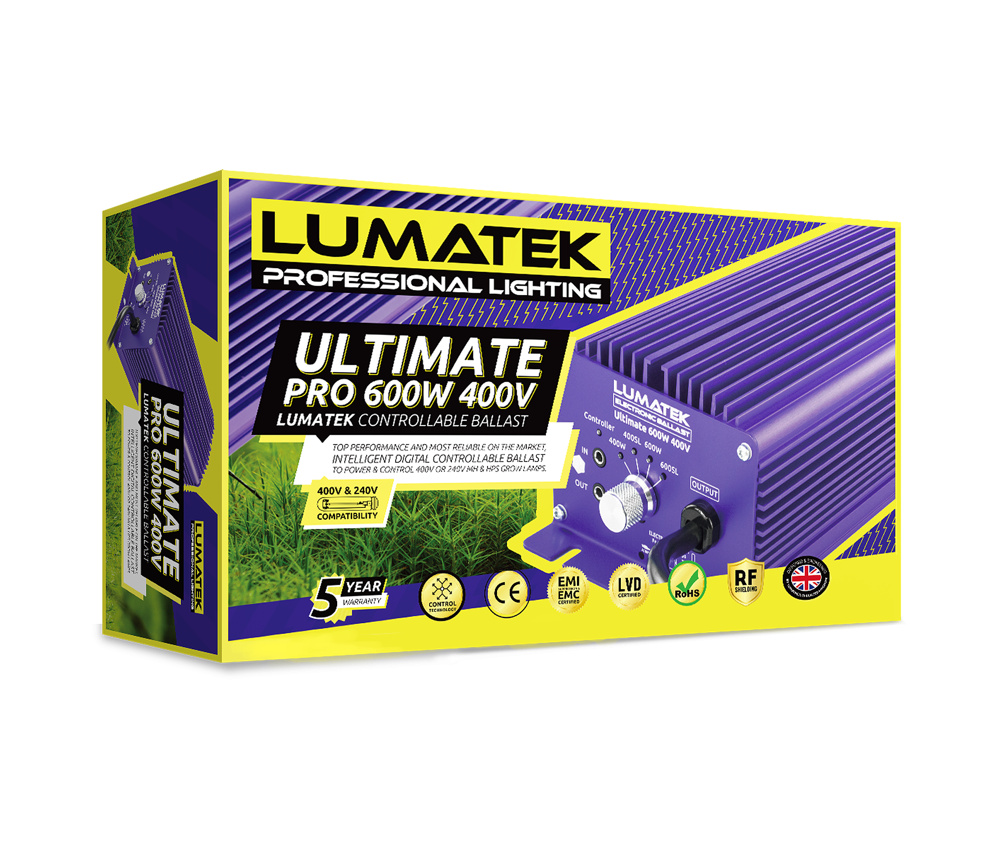 Lumatek 600W 400V Controllable Electronic Ballast - Legana Plants Plus