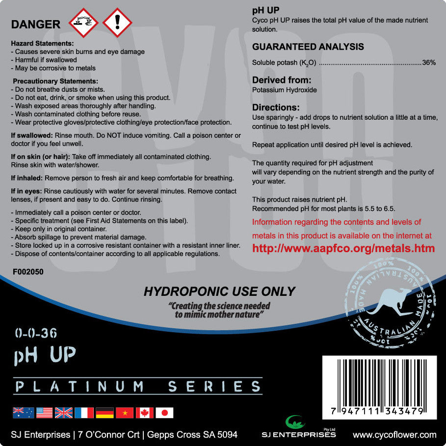 CYCO pH Up - Legana Plants Plus